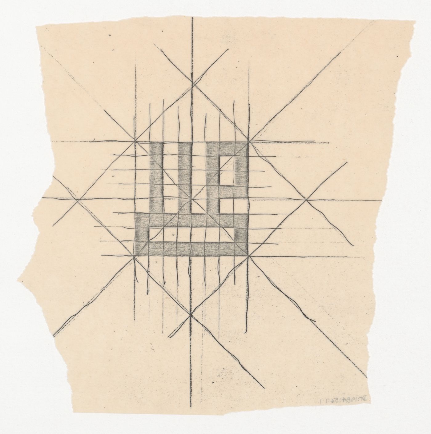 Monogram of J. J. P. Oud