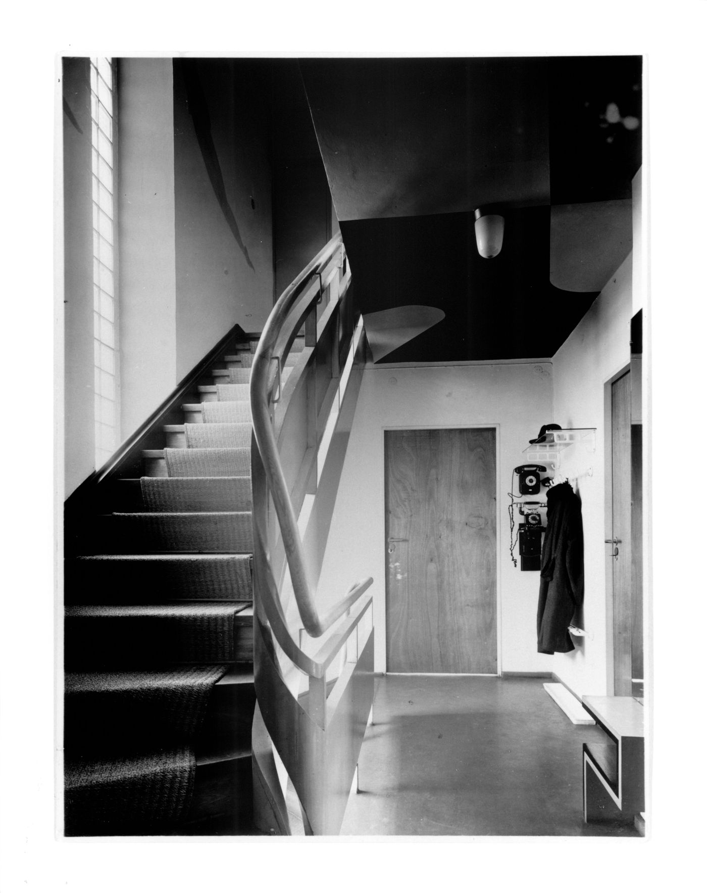 Dr Rabe House, Zwenkau - corridor& staircase, 2nd & 3rd floor