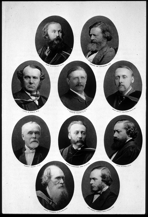 Plate from album ''University of Glasgow, Old and New''