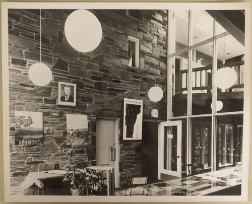 View of the Vermont's Pavilion, Expo 67, Montréal, Québec