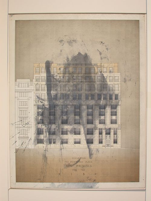 New premises for the Royal Institute of British Architects: Portland Place elevation