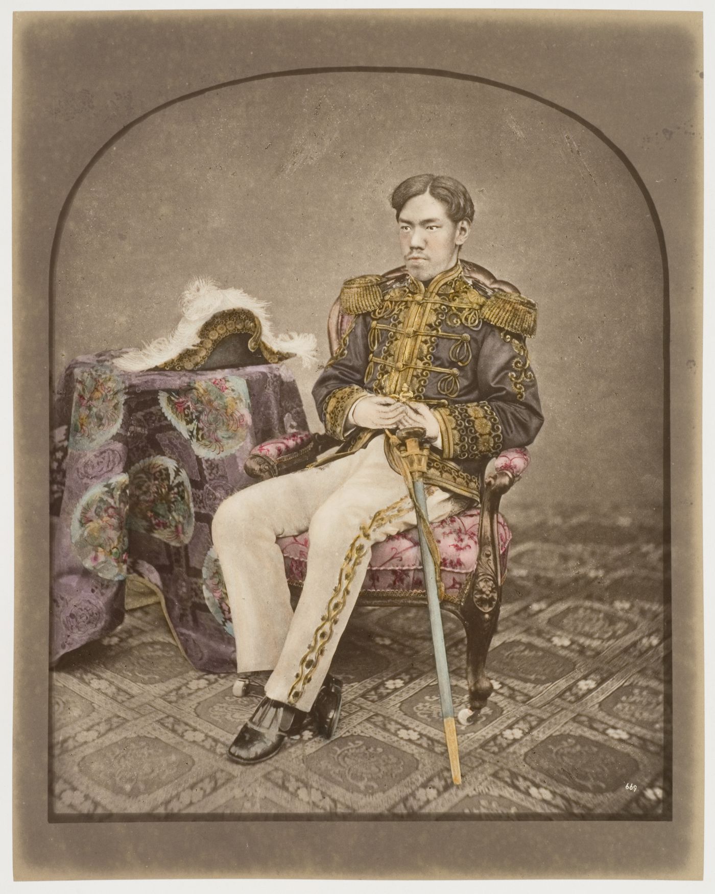 Portrait of Meiji, Emperor of Japan, Tokyo, Japan