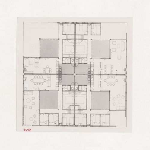 Previ Proyecto Experimental de Vivienda, Lima, Peru: floor plan