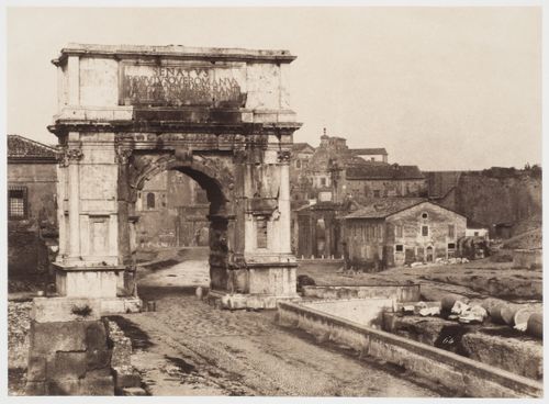 Foro Romano, Arch of Titus, looking towards Capitoline Hill, Rome, Italy