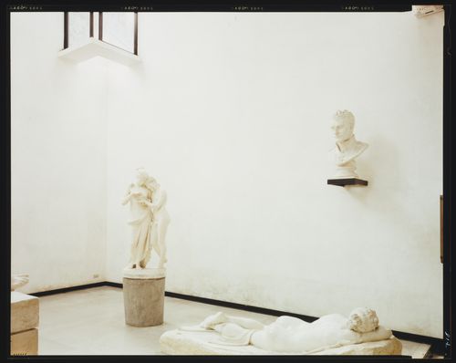 Interior view of the Plaster Cast Gallery showing casts, Museo canoviano, Possagno, Italy