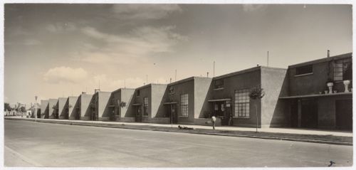 Workers Houses (Vivienda Obrera) by Juan Legarreta, Calle Elourdy No.8 Colonia del Peralvillo, Mexico City, Mexico