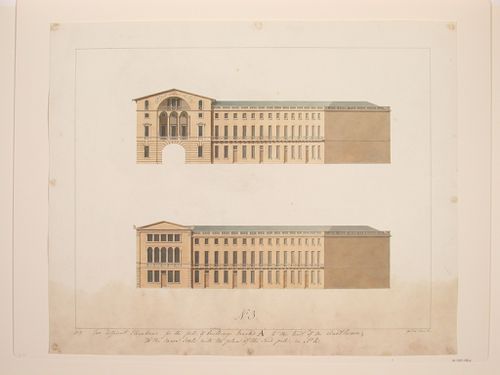 Broad Sanctuary, Westminster -2 alternative elevations