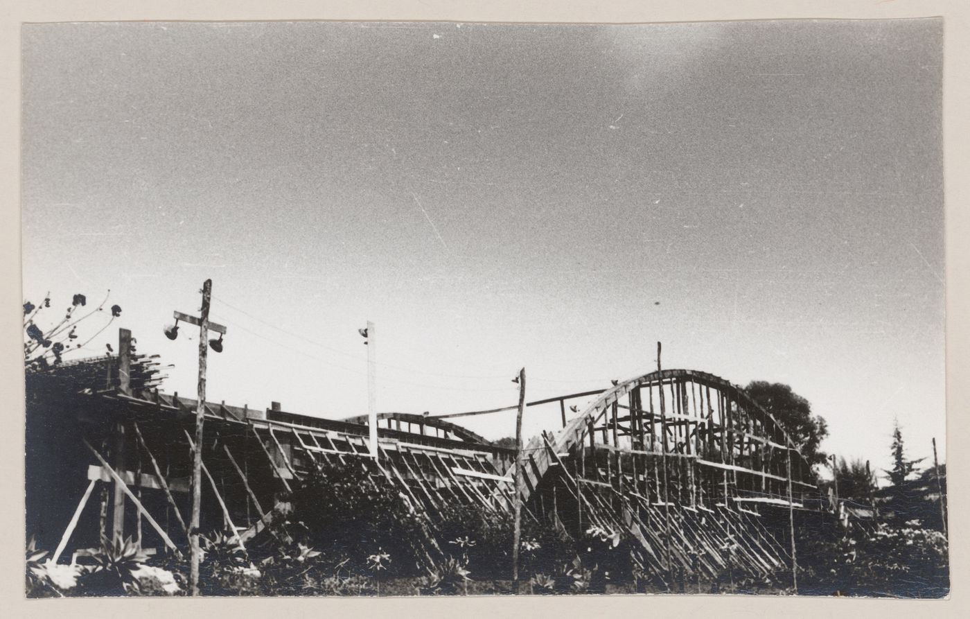 View of unidentified construction site, Brazil
