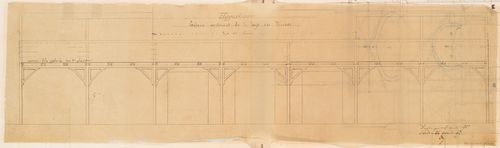 Hippodrome national, Paris: Section through the galleries in front of the princes' box