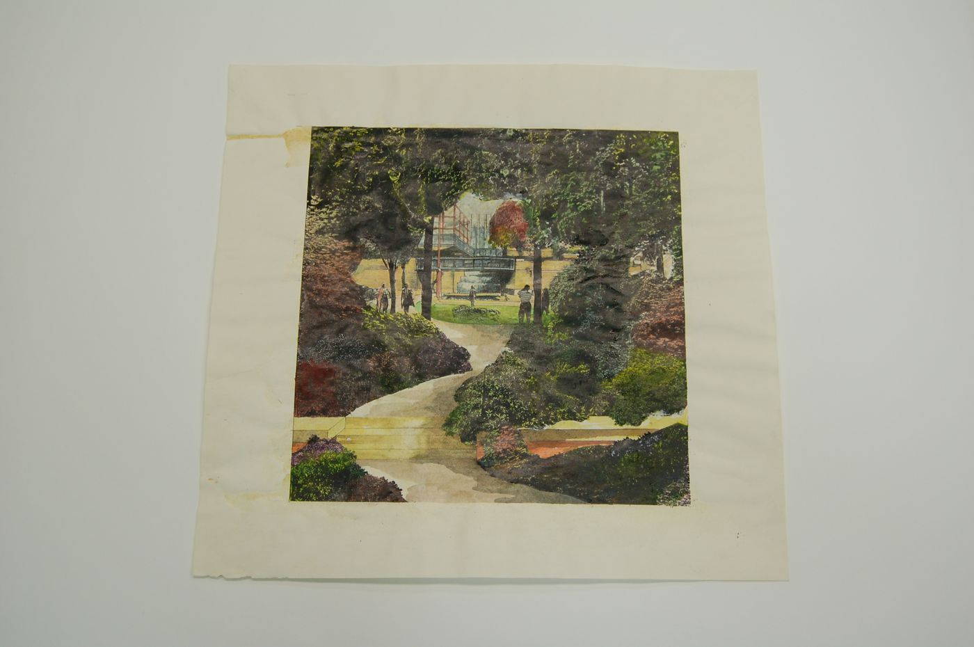 Interior park perspective, Bay Adelaide Park Competition, Toronto