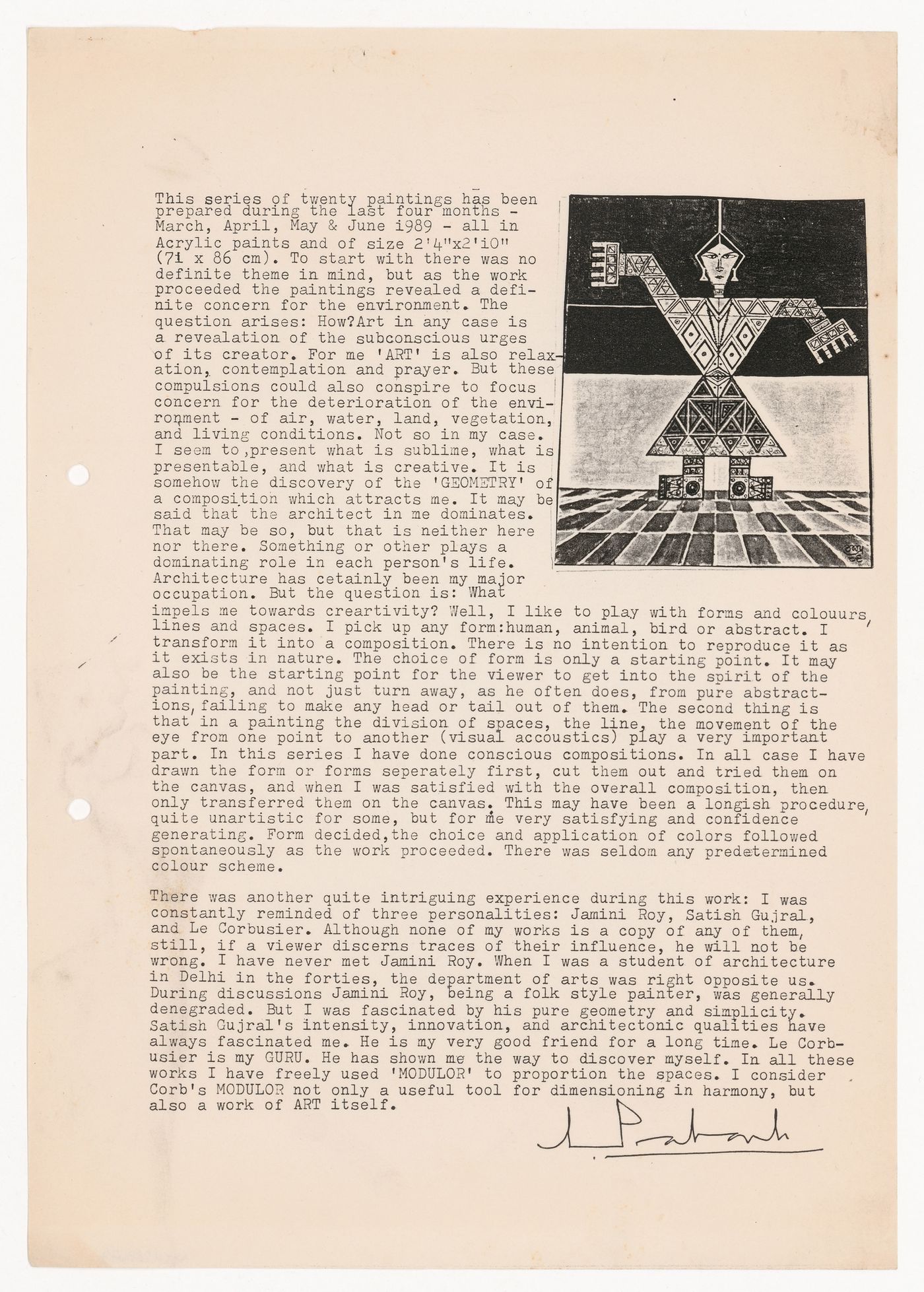 Text about artwork by Aditya Prakash