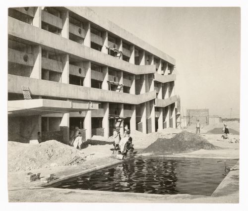 Photograph of Punjab Agricultural University under construction in Ludhiana, India