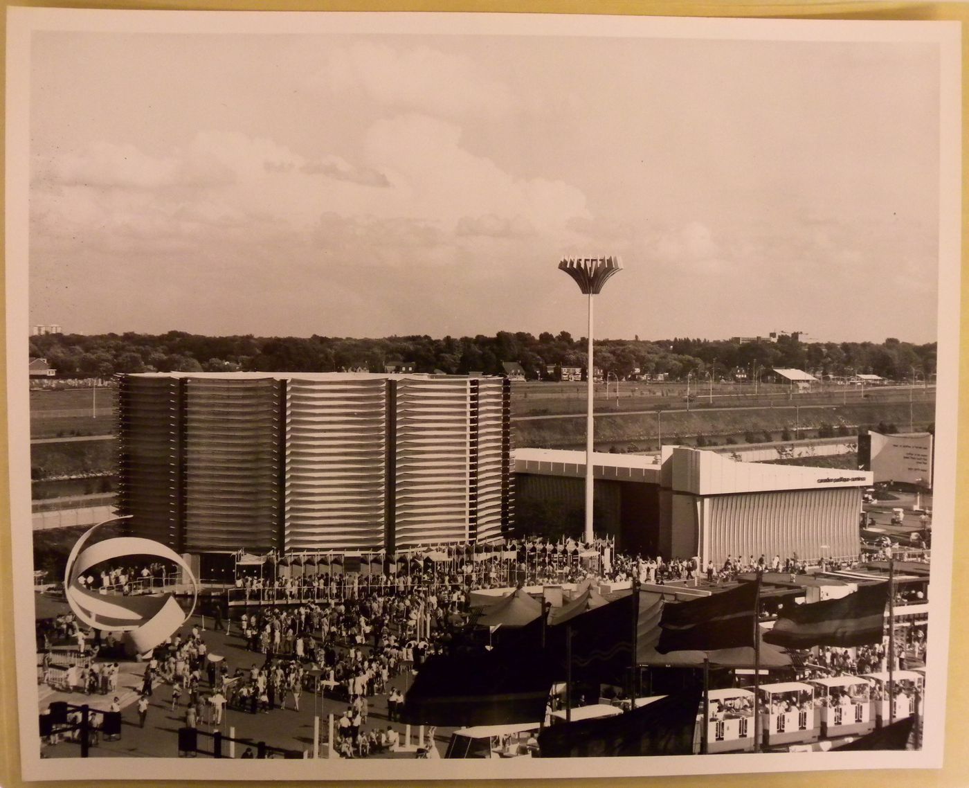 View of the Canadian Pacific-Cominco Pavilion, Expo 67, Montréal, Québec