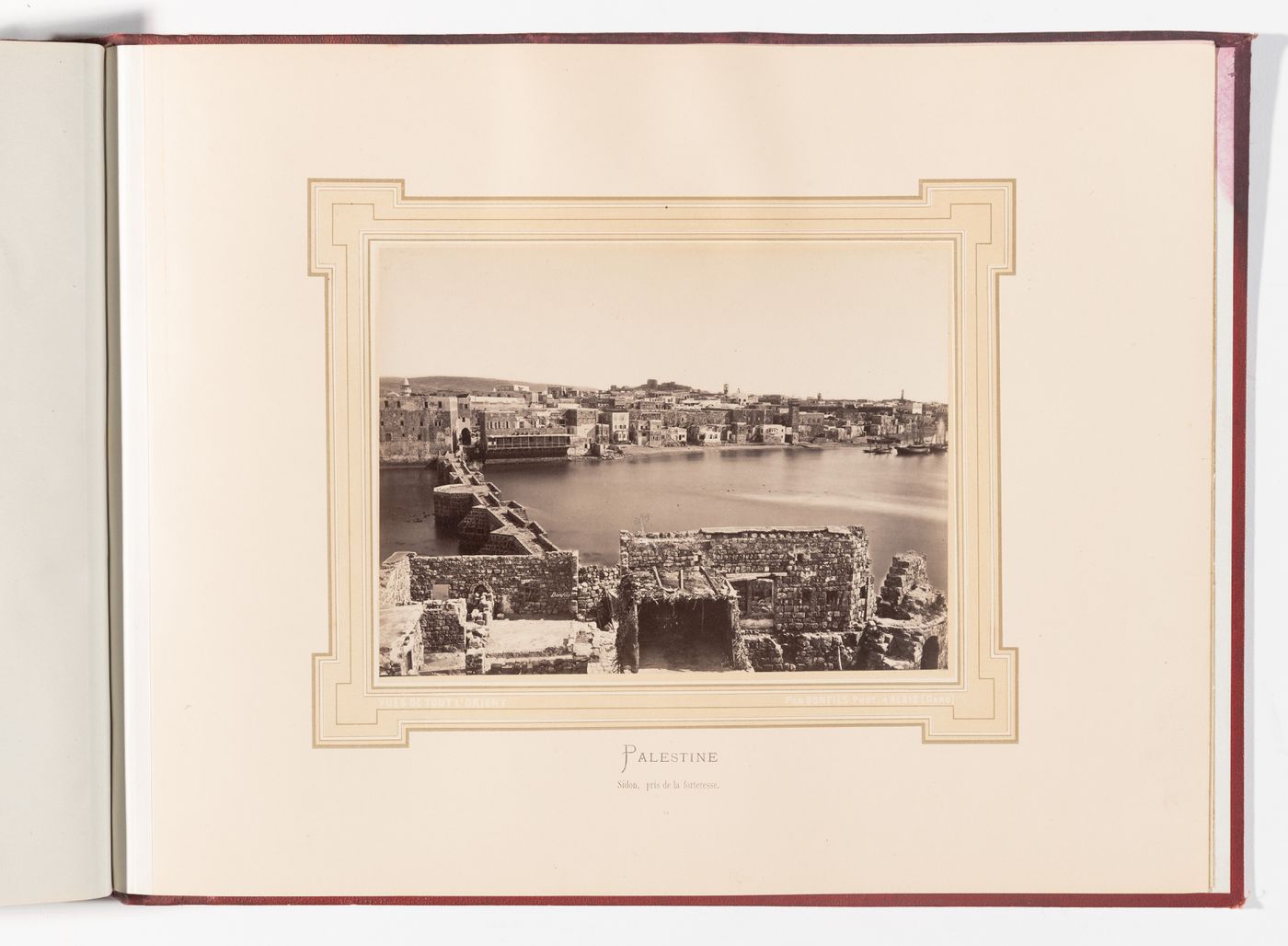 Sidon, pris de la forteresse