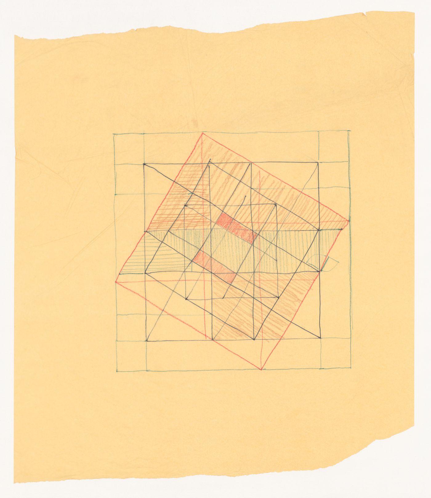 Sketch for House IV, Falls Village, Connecticut