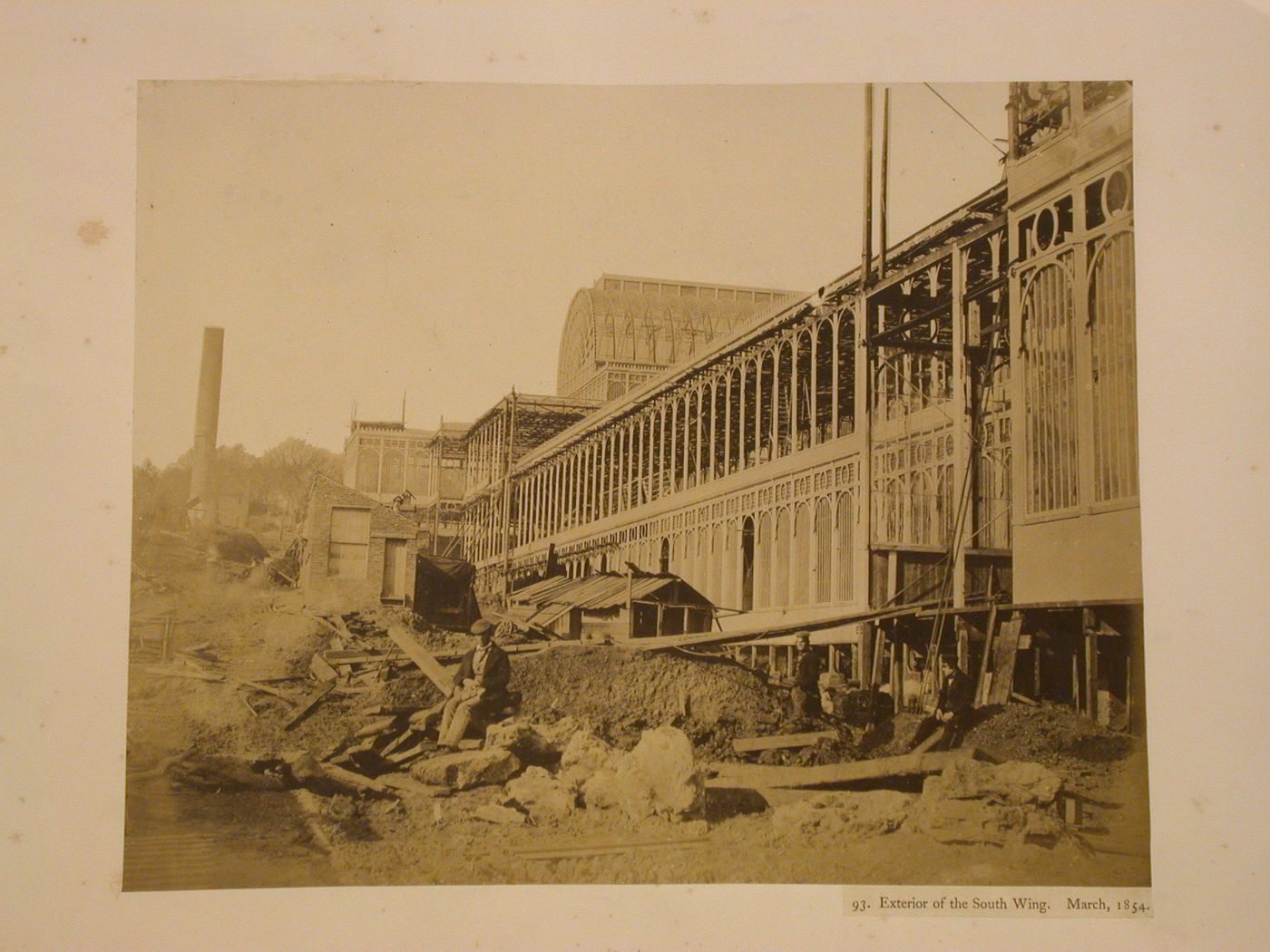 Exterior of the South Wing, Crystal Palace, Sydenham, England