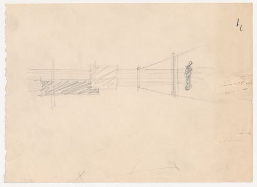 Conceptual sketch for Museum for a Small City