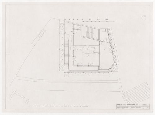 First floor plan for Edifício Figueiredo, Viseu, Portugal