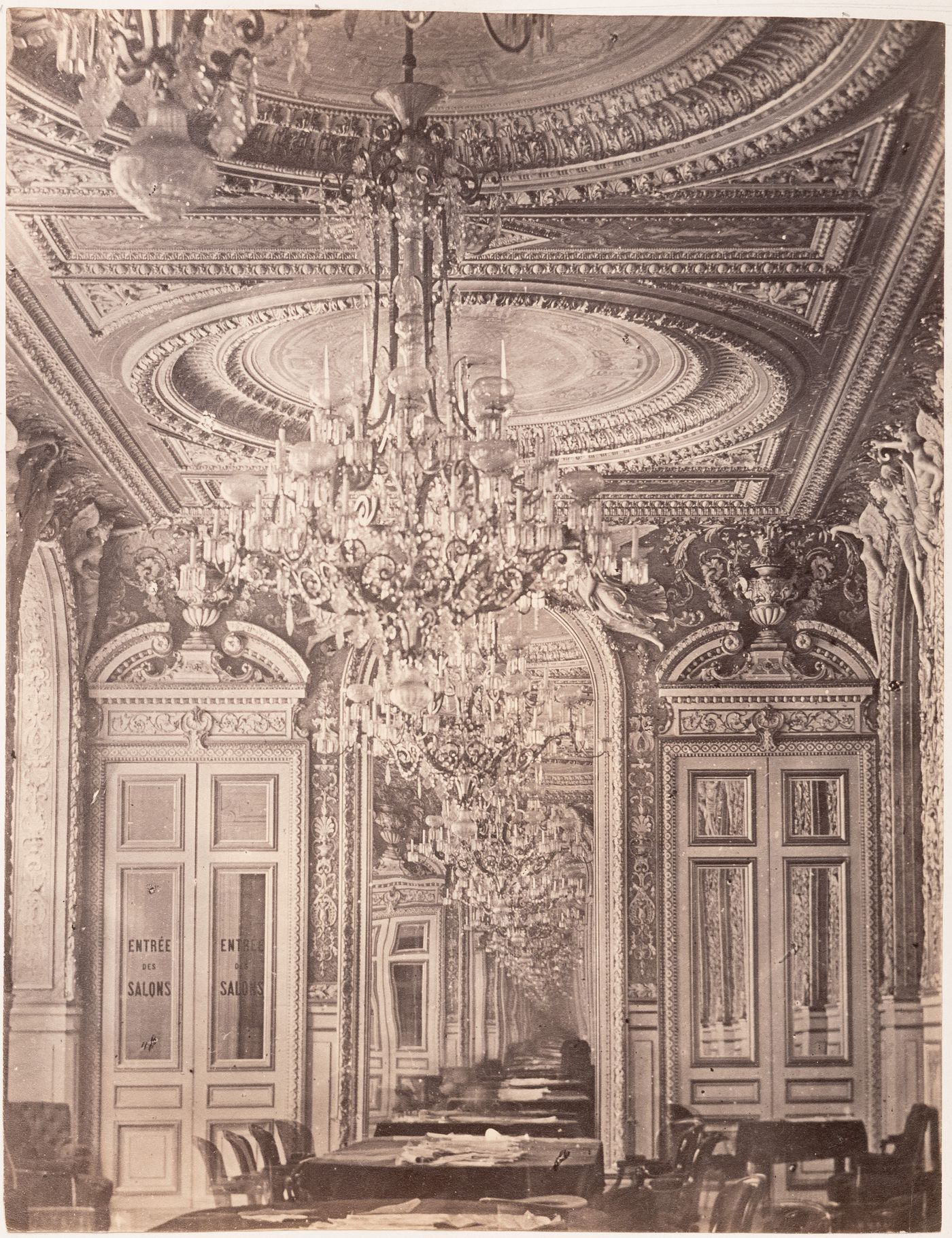 Plate from album ''Buildings, parks and streets of Paris, Versailles and environs, France''