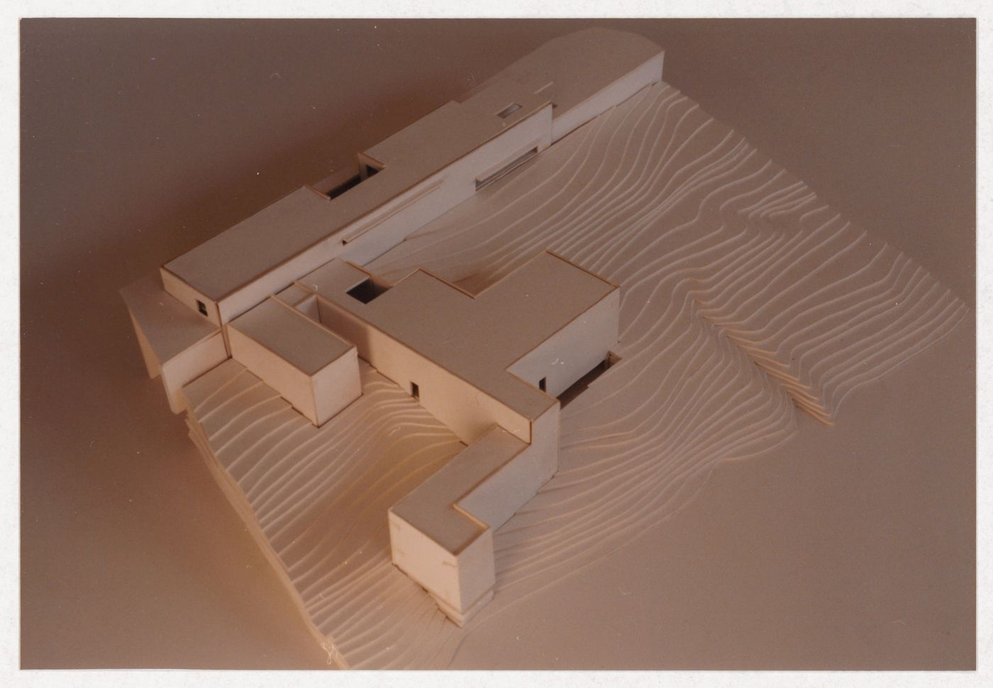 View of model for Museu Granell, Santiago de Compostela, Spain