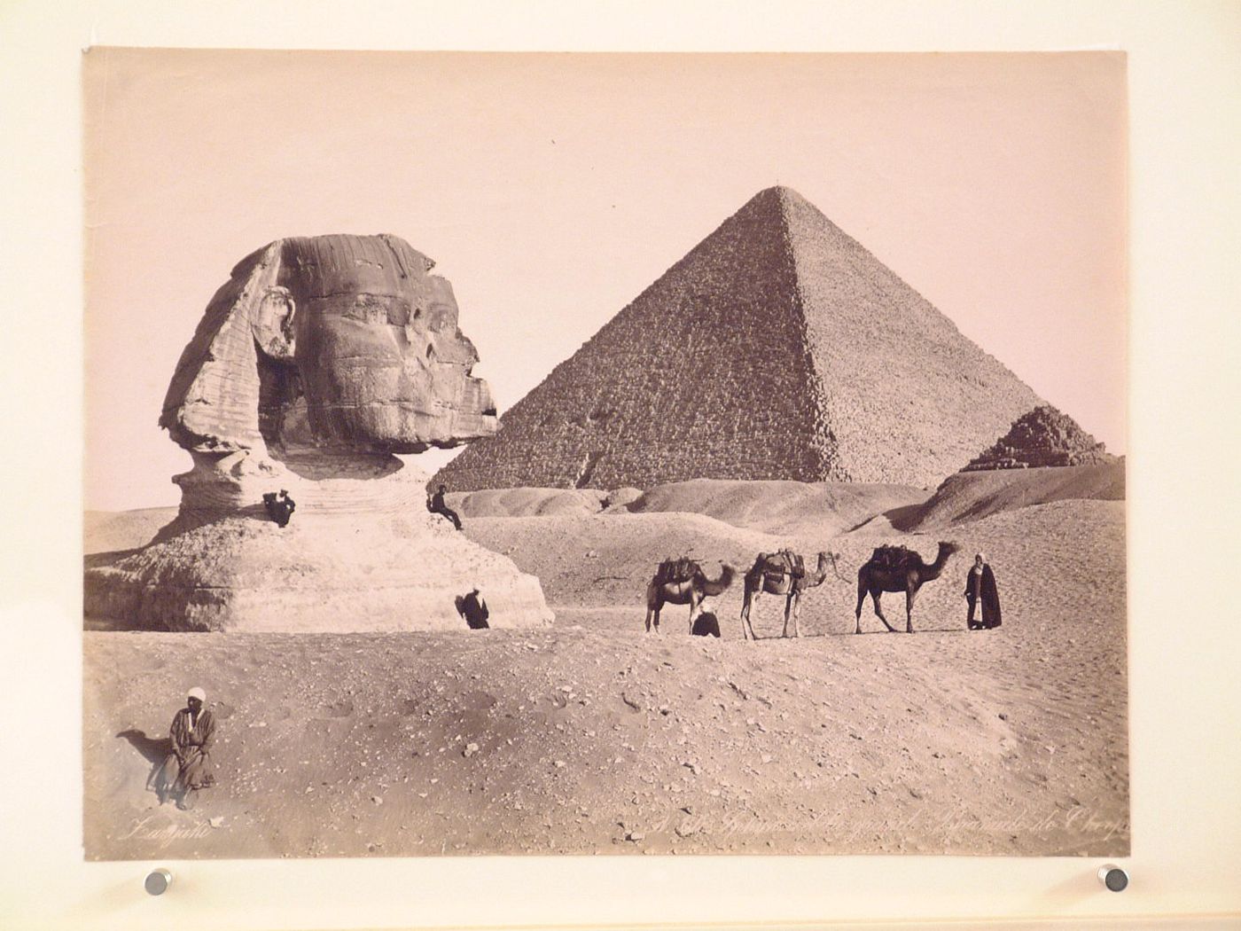 Sphyinx et la grand Pyramide de Cheope