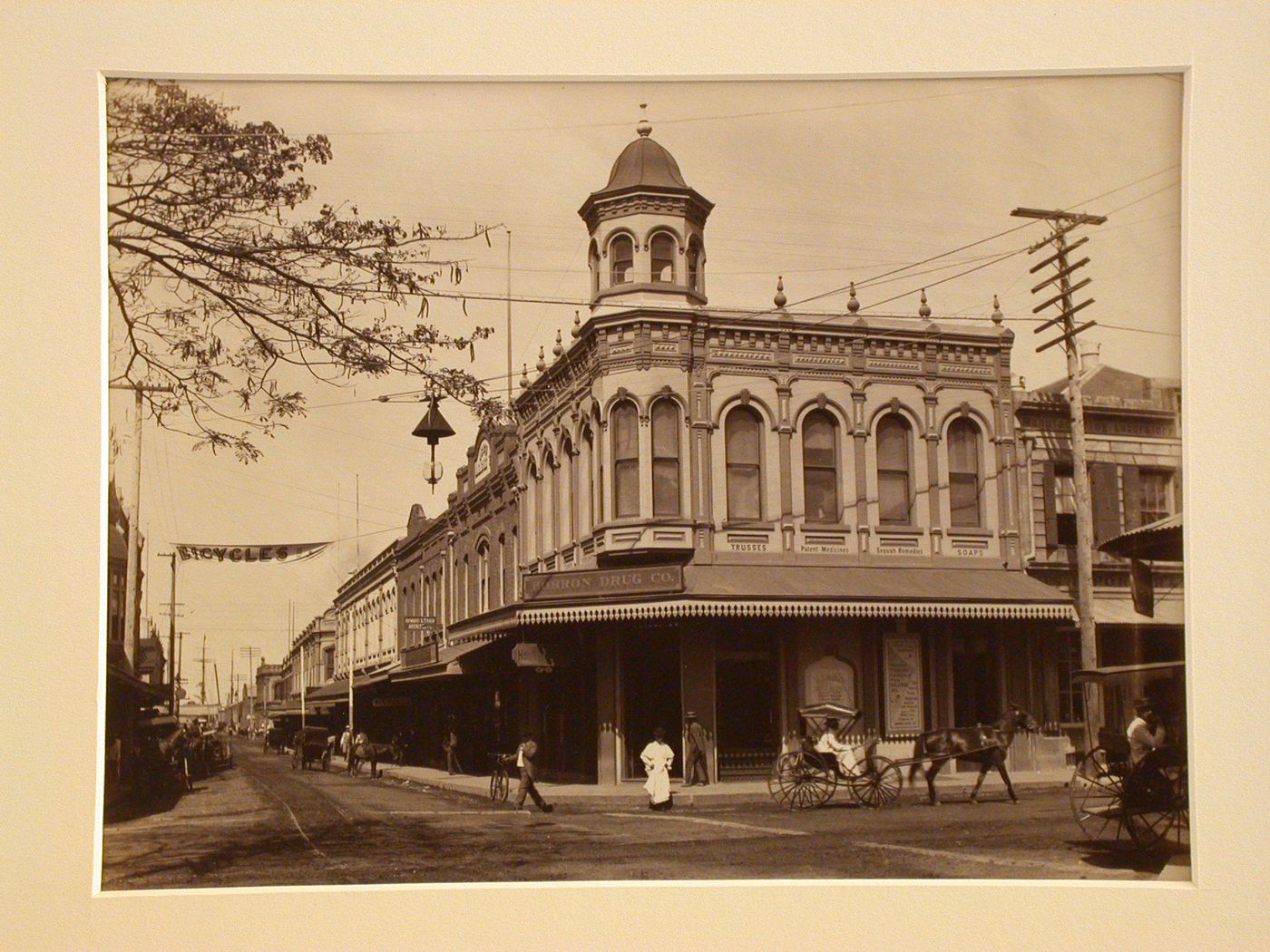 Fort Street from King Street Wharf, Honolulu, Hawaii