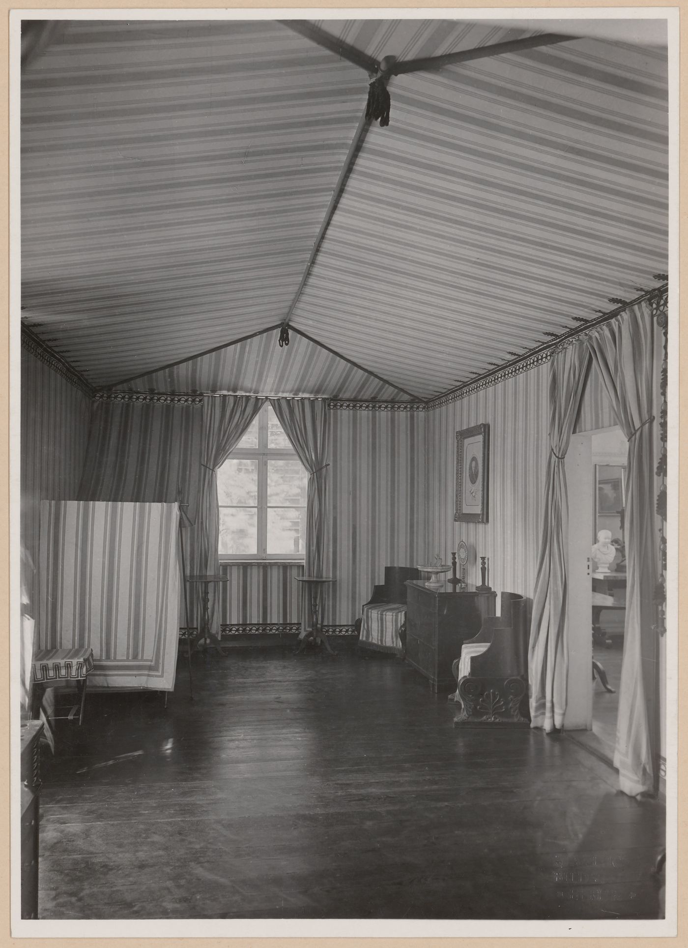 Interior view of the Tent Room, Schloss Charlottenhof, Potsdam, Germany