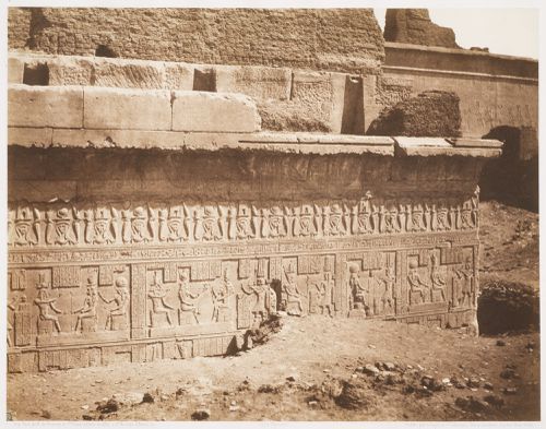 Dendrah (Tentyris) Mammisi - Decoration Exterieure de la Face