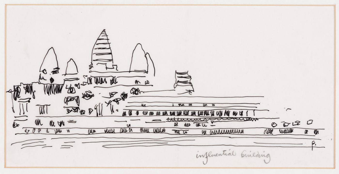 TIFF (Tokyo International Forum International Design Competition, 1989, entry by Cedric Price): presentation panel