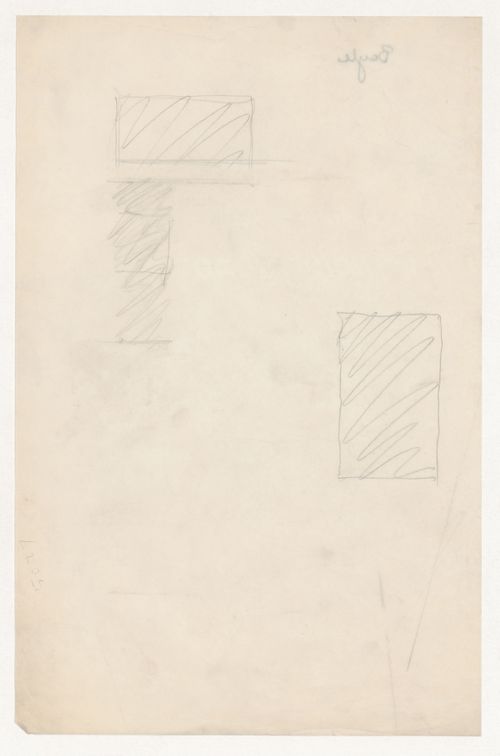 Unidentified sketches, possibly for Illinois Institute of Technology