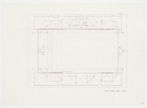 +12000 level plan, Galaxy Toyama Gymnasium, Imizu, Toyama, Japan