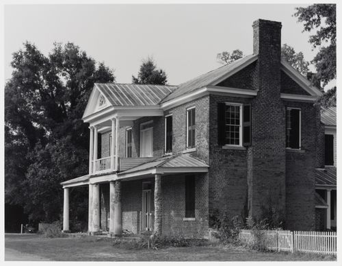 The Bricks, Bratten House, 1843-45; Historic Brattonville, McConnells, York County, South Carolina