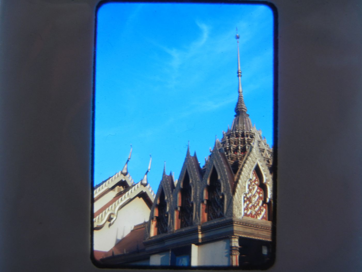 Partial view of the Thailand Pavilion's roof, Expo 67, Montréal, Québec