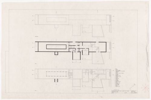 Plans for Casa Erhard Josef Pascher, Sintra, Portugal