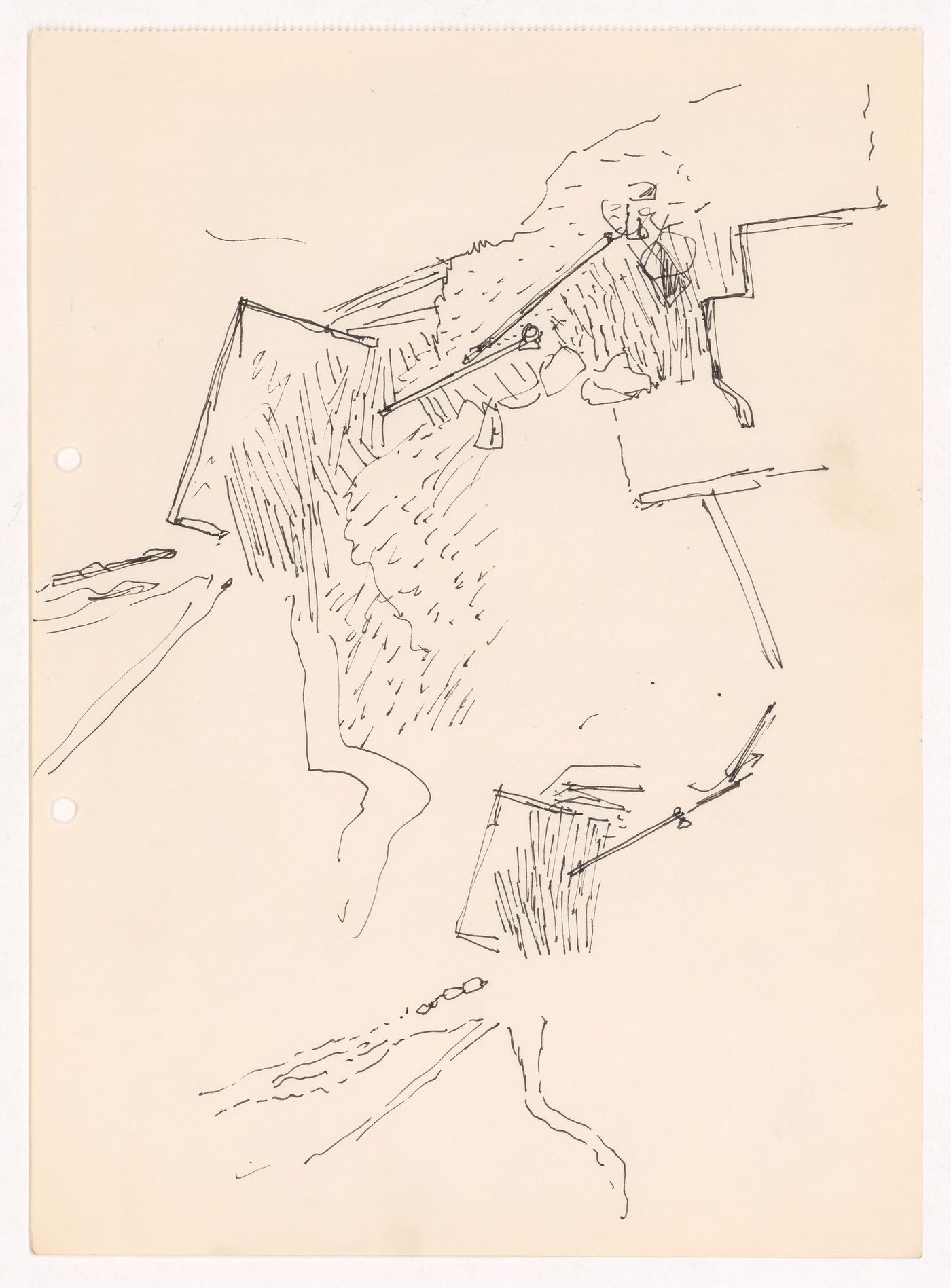 Sketch plan for Casa de chá, Restaurante da Boa Nova, Leça da Palmeira, Portugal