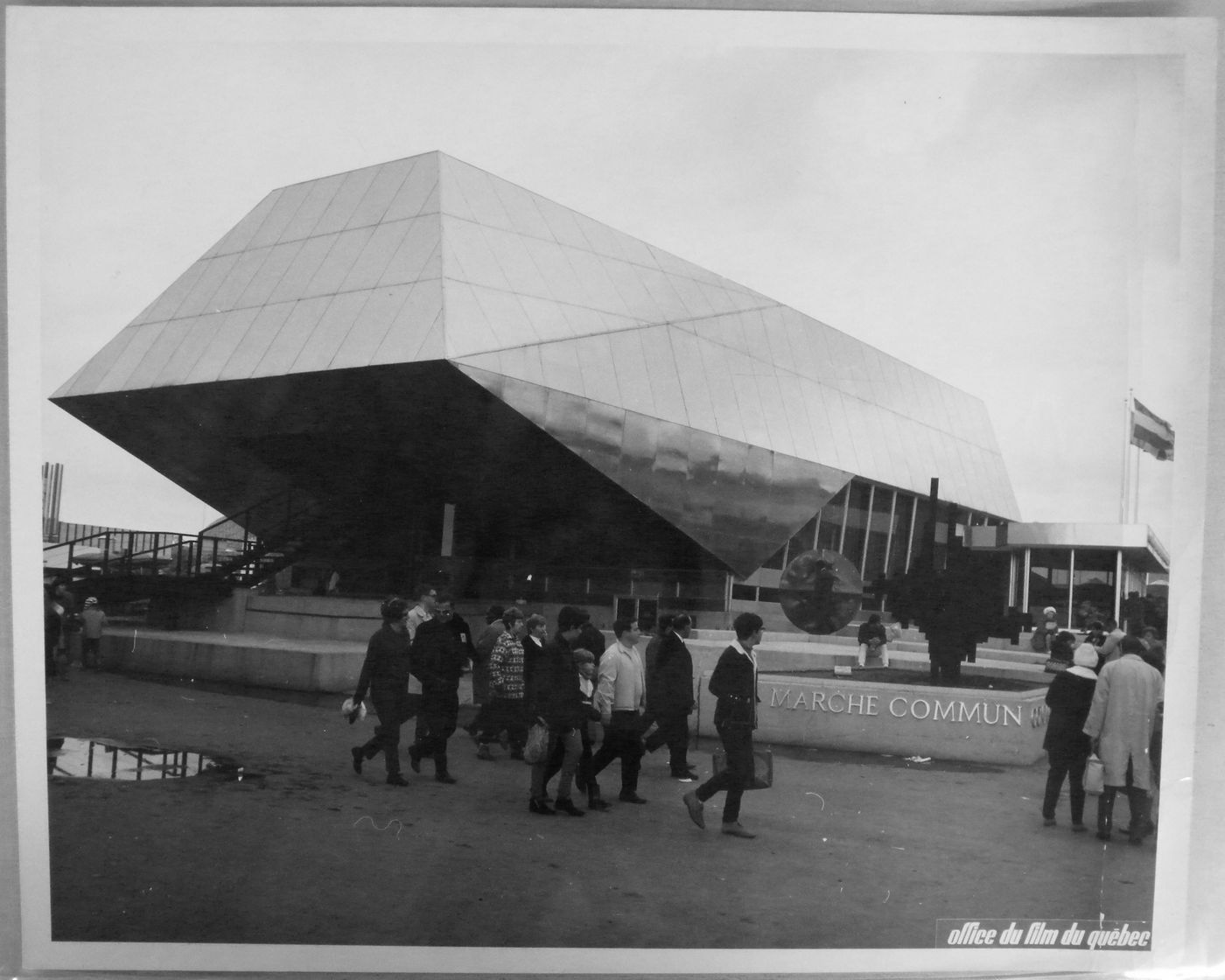 View of the European Communities Pavilion, Expo 67, Montréal, Québec