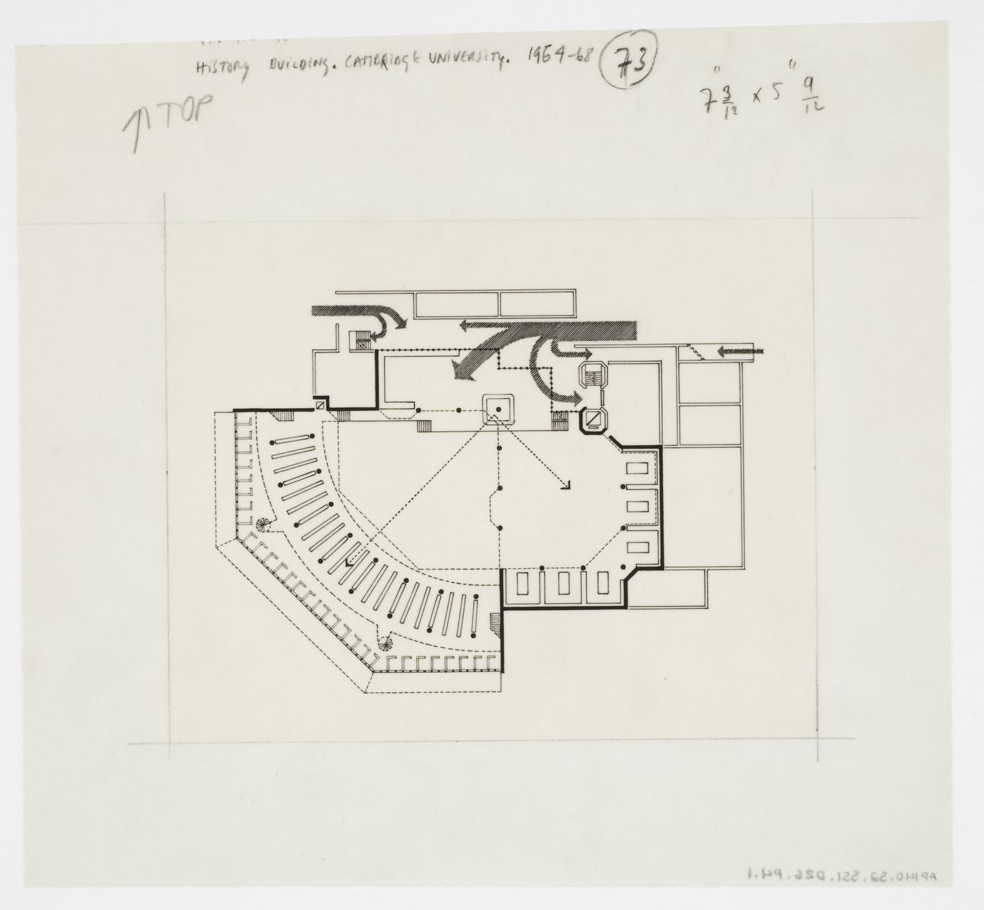 History Faculty Building, University of Cambridge, Cambridge, England: plan