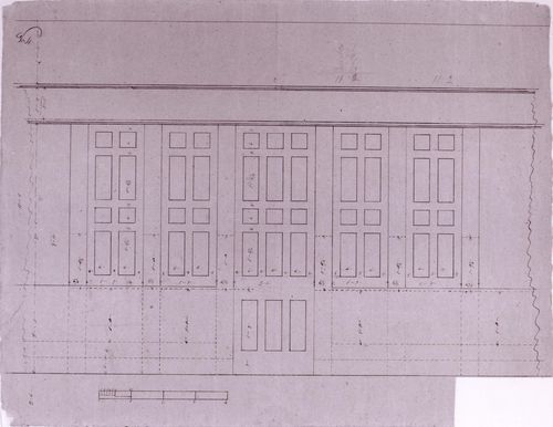 Interior elevation for paneling for Notre-Dame de Montréal