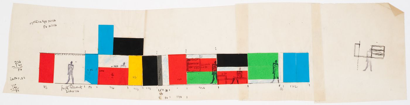 Maison de l'homme, Zurich: study of module