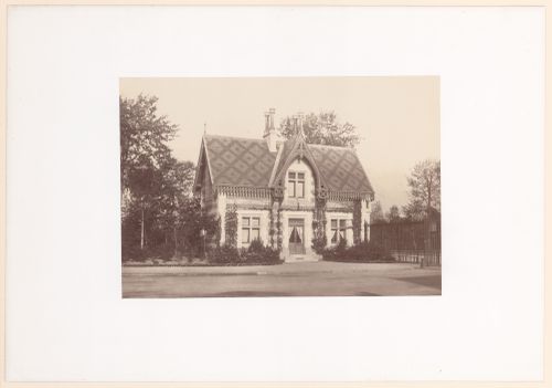 View of porte de Saint-Cloud, Bois de Boulogne, Paris, France
