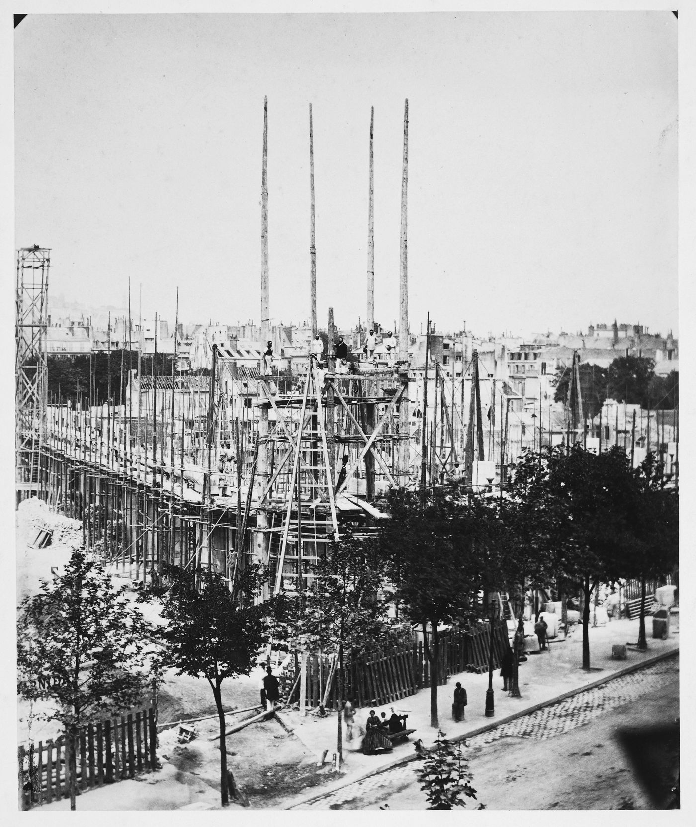 Construction du Grand Hotel de Paris
