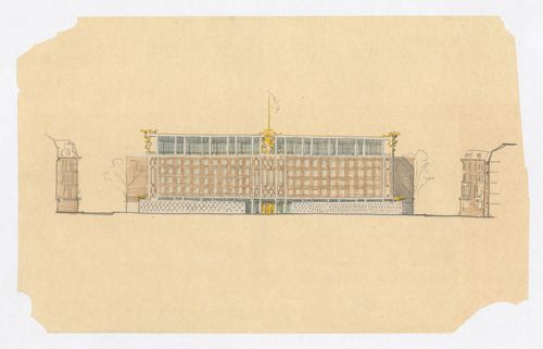 Façade elevation, United States Chancellery Building, London, England