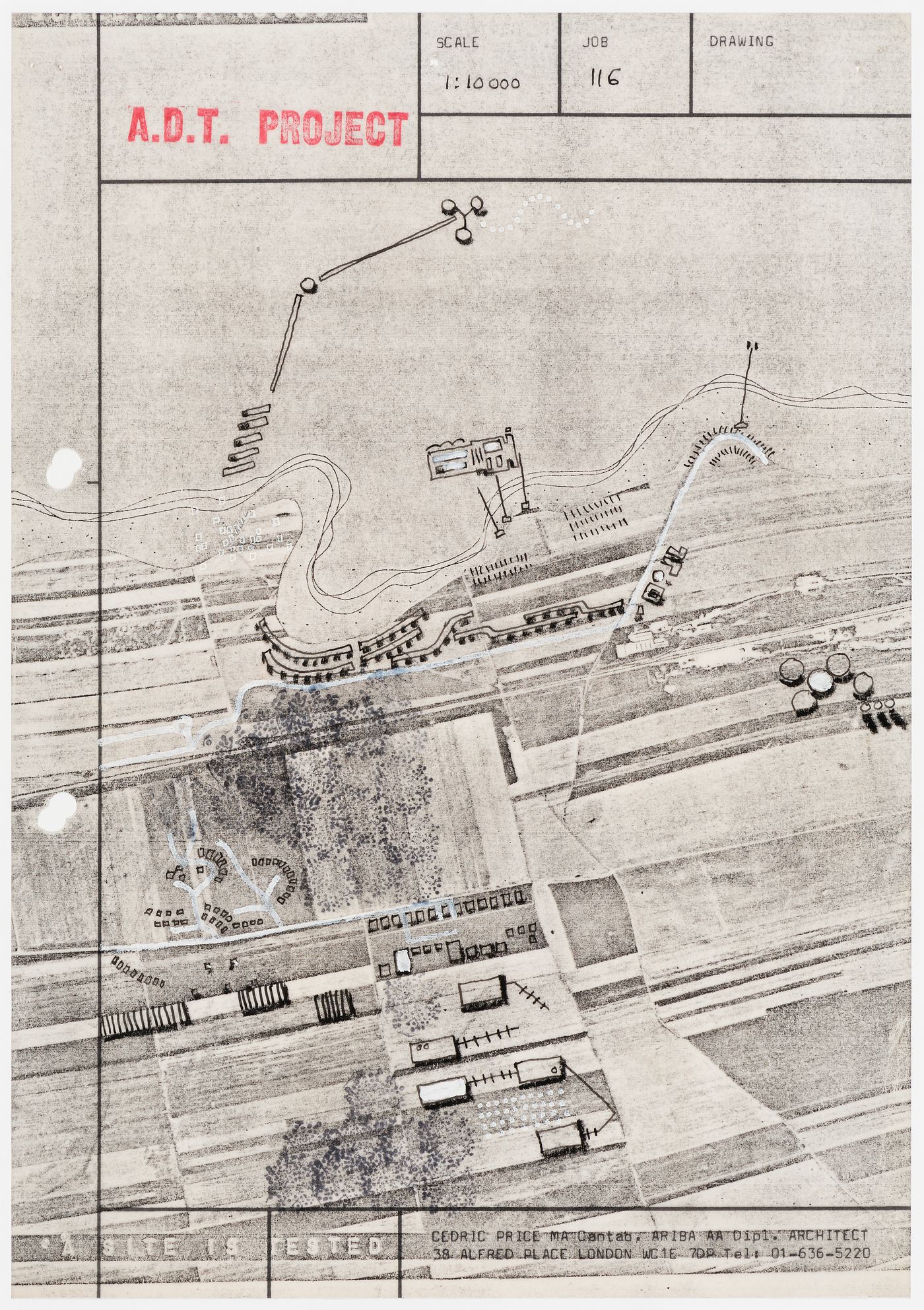 A.D.T. Project (Air Portable, Dock Ahoy, Trucksafe): conceptual sketch of a test site