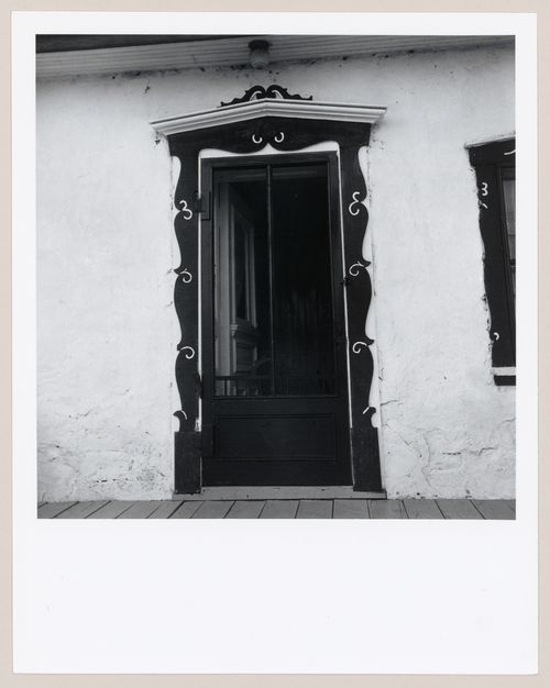 Porte d'une maison, Ile d'Orléans, Québec