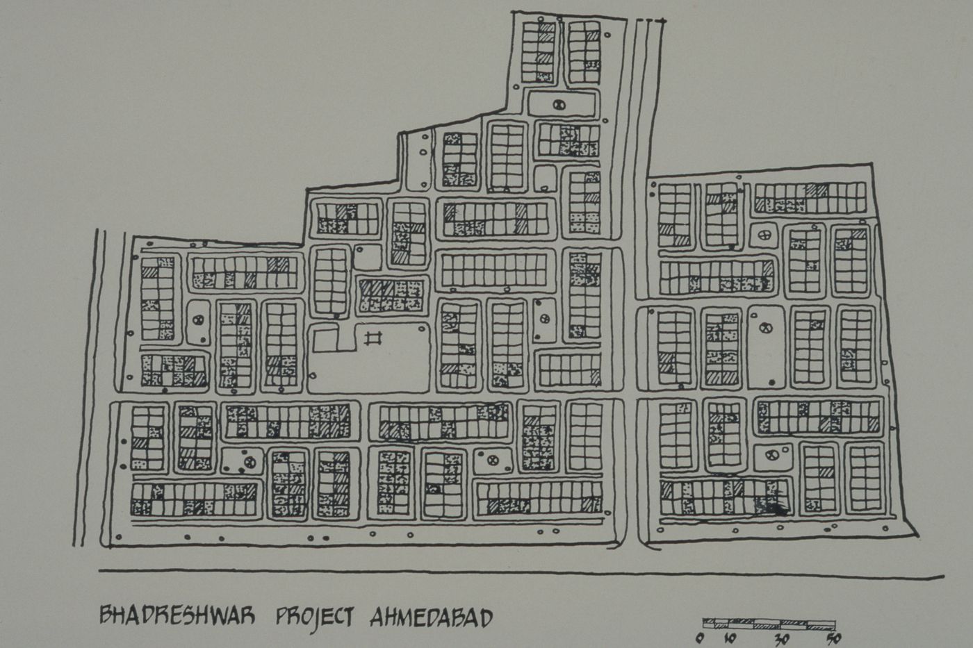 Site plan of Bhadreshwar Project, Ahmedabad, India