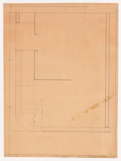Plan for external wall for Casa Manuel Magalhães, Porto