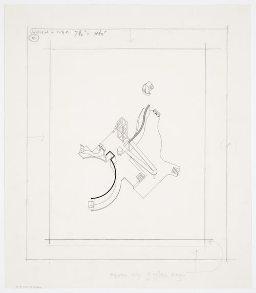 Nordrhein-Westfalen Museum, Dusseldorf, Germany: axonometric of entrance hall