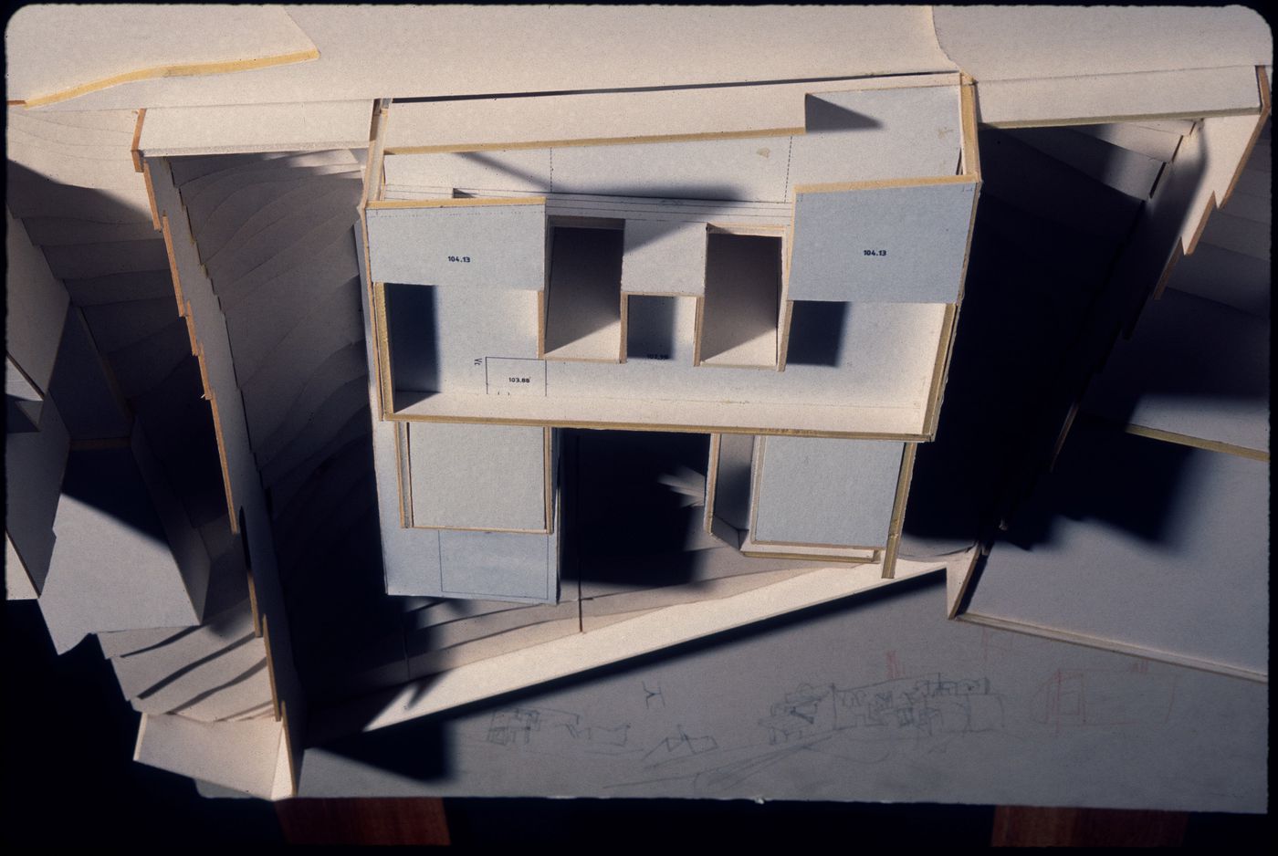 View of model for Casa Pinto Sousa, Oeiras, Portugal