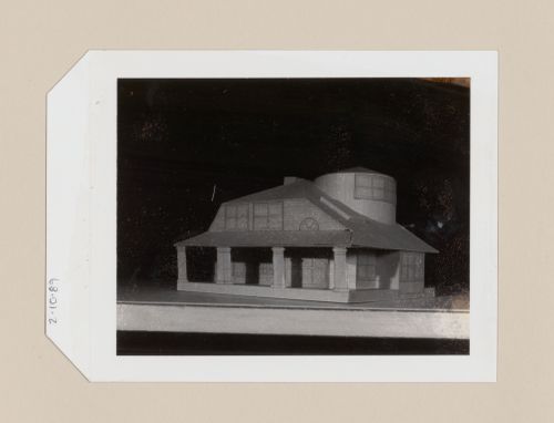 Study model for the Hanks-Paré Residence, Tuxedo Park, New York