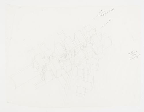 Axonometric for Biozentrum - Biology Center for the J.W. Goethe University, Frankfurt am Main, Germany